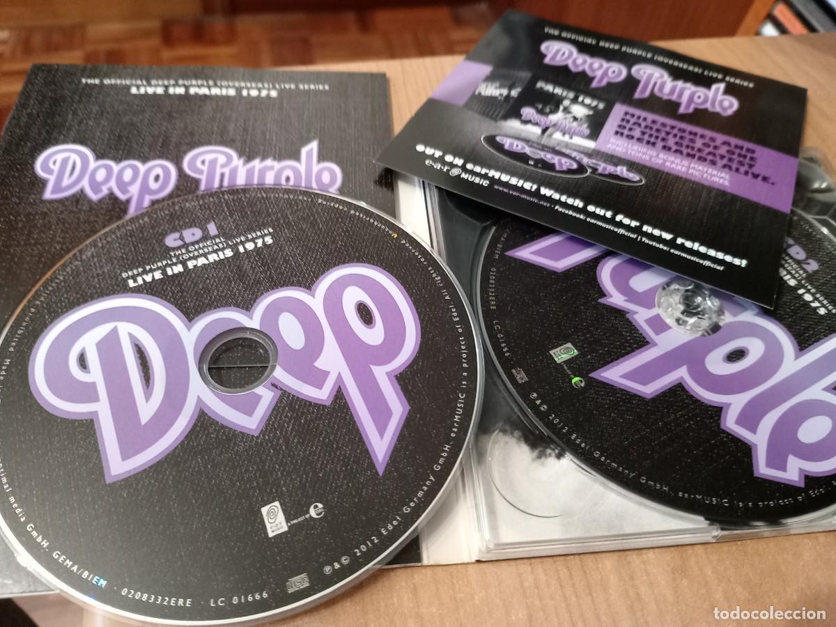 CDs de m&uacute;sica: CD: DEEP PURPLE - PARIS 1975 2 CDS - Foto 2