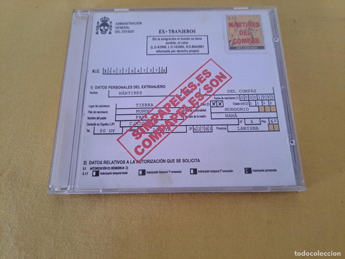 CDs de m&uacute;sica: MARTIRES DEL COMPAS - SIMPAPELES.ES COMPAPELES.SON - WARNER 2004 - CD - Foto 1