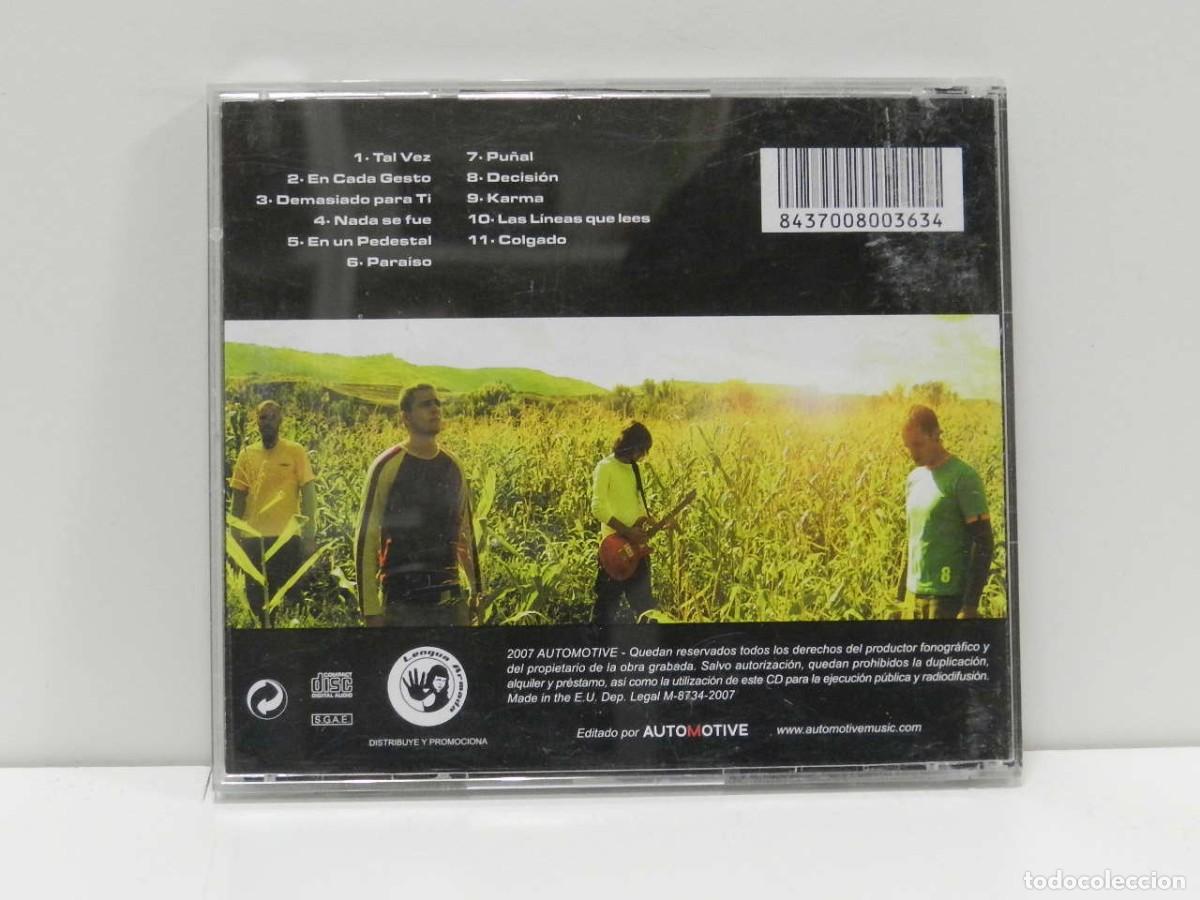 CDs de m&uacute;sica: DISCO CD. Automotive &ndash; Las Lineas Que Lees. COMPACT DISC. - Foto 2
