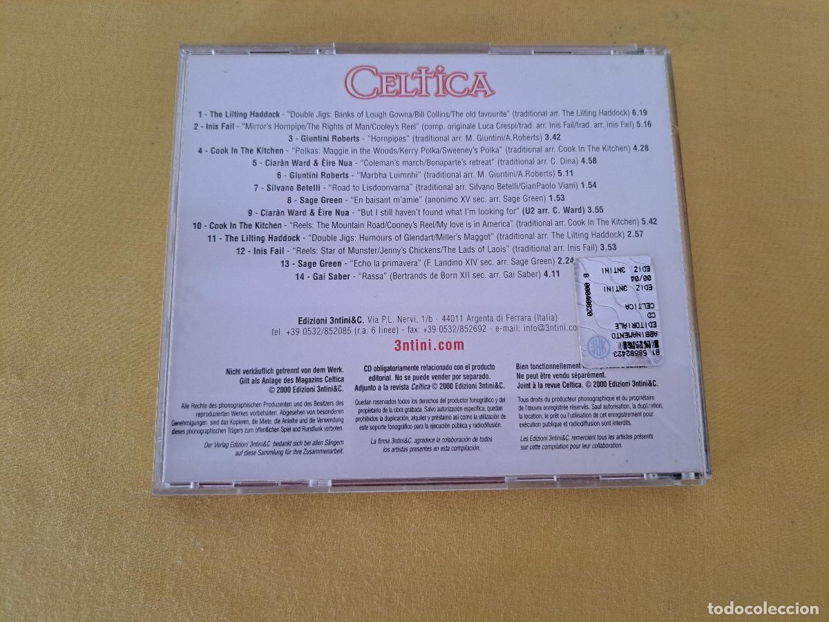 CDs de m&uacute;sica: CELTICA - EDIZIONI 3NTINI & C. 2000 - CD - Foto 3