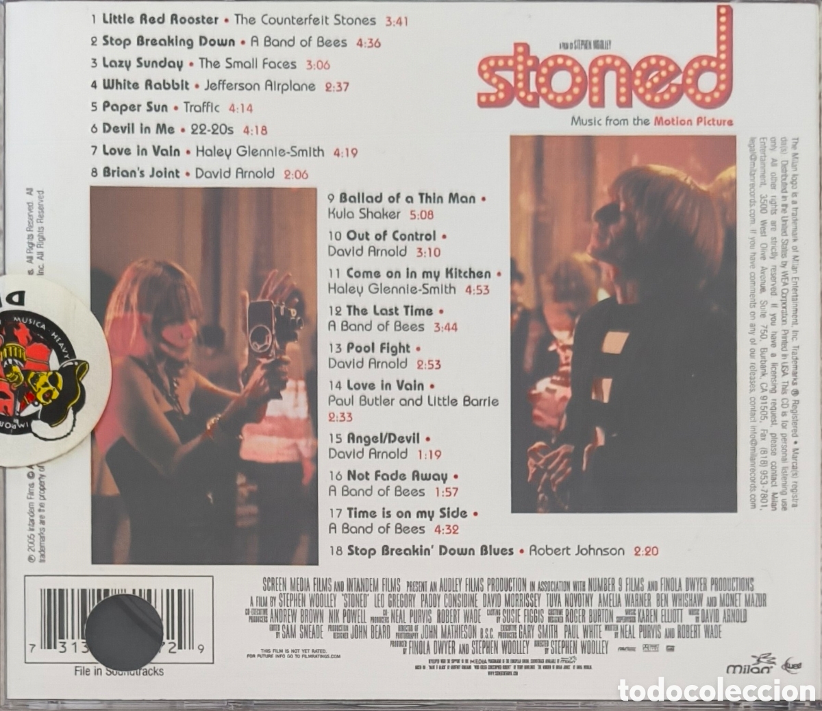 CDs de m&uacute;sica: CD STONED. DAVID ARNOLD - Foto 2