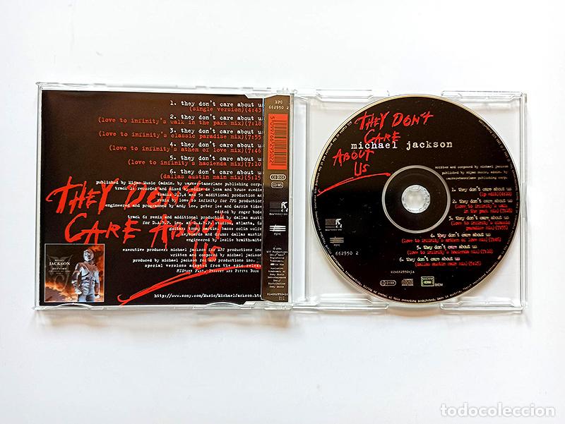 CDs de m&uacute;sica: MICHAEL JACKSON - THEY DONT CARE ABOUT US ( MAXI CD ) - 1996 - Foto 2