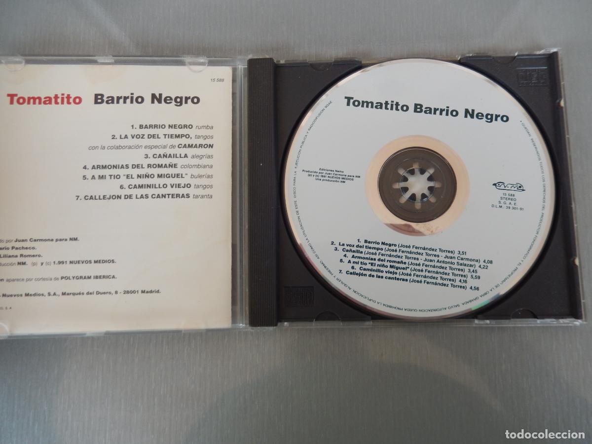 CDs de m&uacute;sica: TOMATITO - BARRIO NEGRO - 1991 POLYGRAM - Foto 2