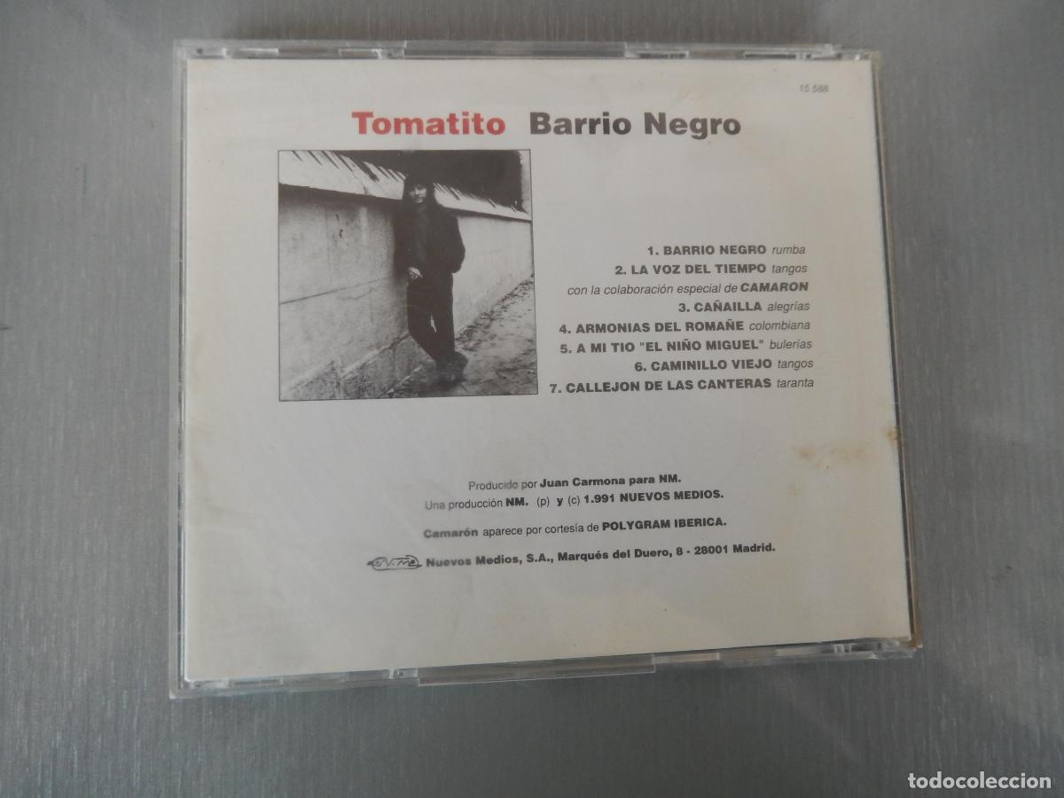 CDs de m&uacute;sica: TOMATITO - BARRIO NEGRO - 1991 POLYGRAM - Foto 3