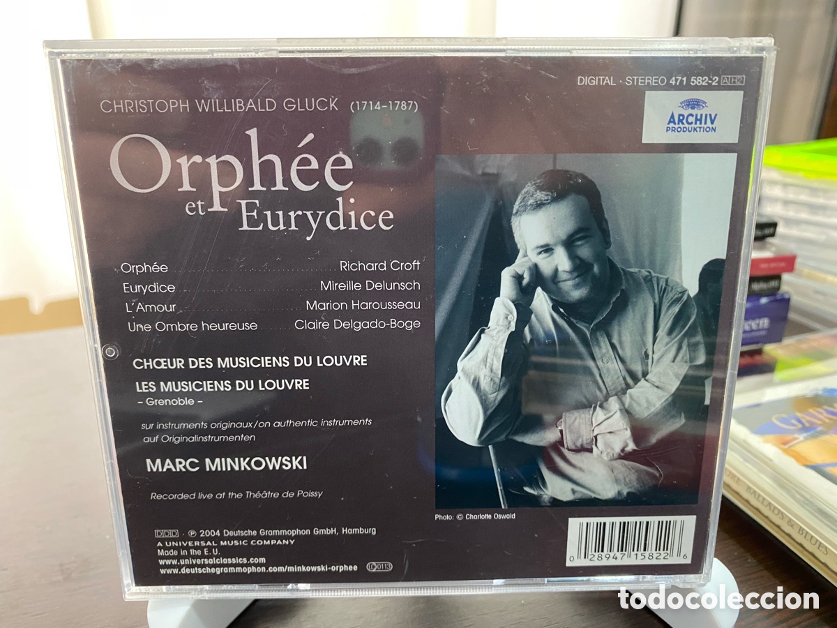 CDs de m&uacute;sica: Gluck - Marc Minkowski - Orph&eacute;e Et Eurydice (2xCD, Album) - Foto 2