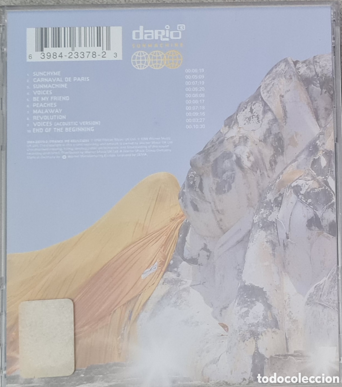 CDs de m&uacute;sica: CD - DARIO G - SUNMACHINE - 1998 - Foto 2