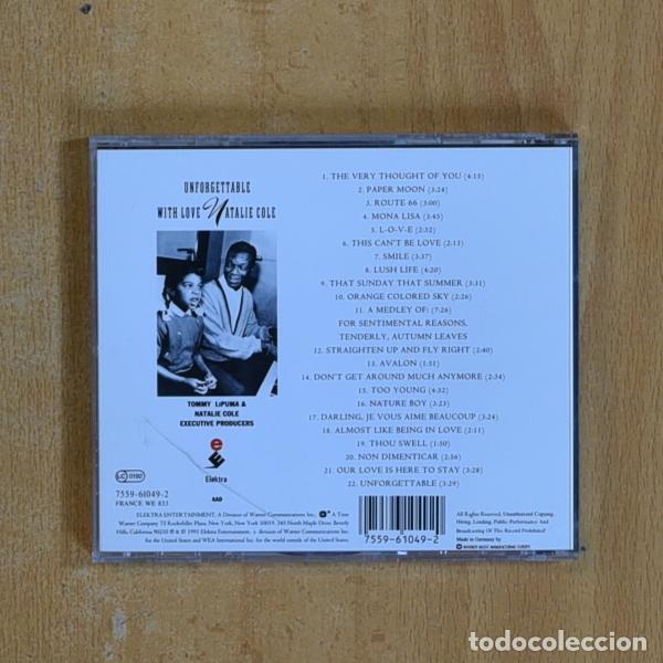 CDs de m&uacute;sica: NATALIE COLE - UNFORGETTABKE WITH LOVE - CD - Foto 2