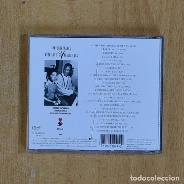 CDs de m&uacute;sica: NATALIE COLE - UNFORGETTABKE WITH LOVE - CD - Foto 2