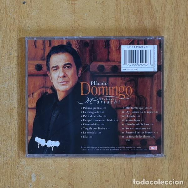 CDs de m&uacute;sica: PLACIDO DOMINGO - 100 &Ntilde;OS DE MARIACHI - CD - Foto 2