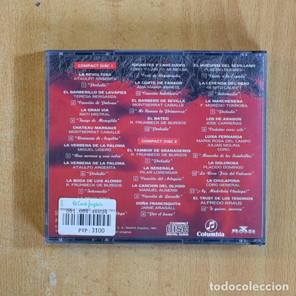 CDs de m&uacute;sica: VARIOS - LOS 24 GRANDES EXITOS DE LA ZARZUELA - CD - Foto 2