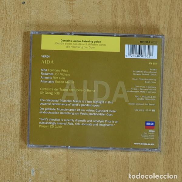 CDs de m&uacute;sica: VERDI - AIDA - CD - Foto 2