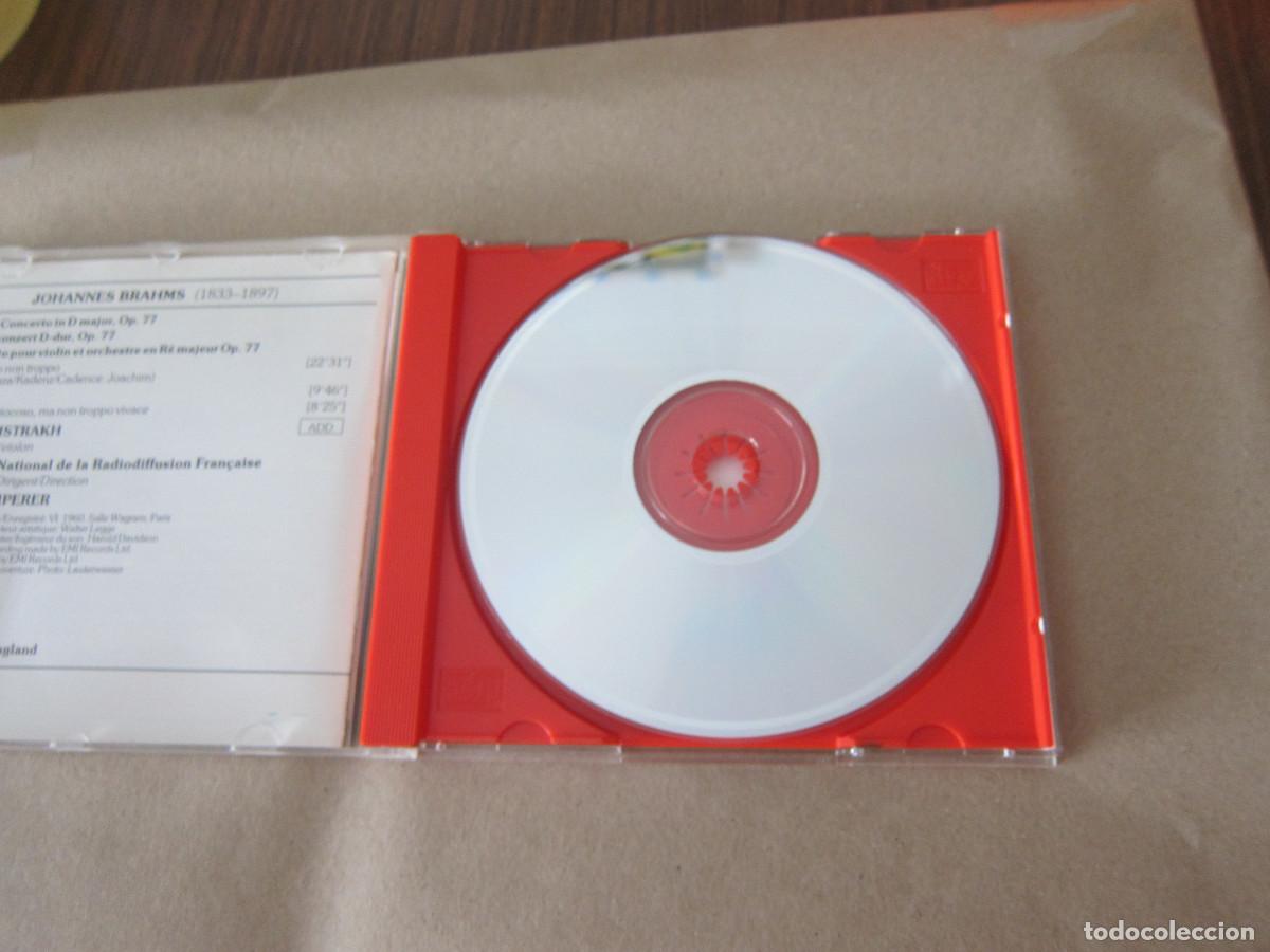 CDs de m&uacute;sica: BRAHMS. VIOLINKONZERT - DAVID OISTRAKH (EMI) CD - Foto 4