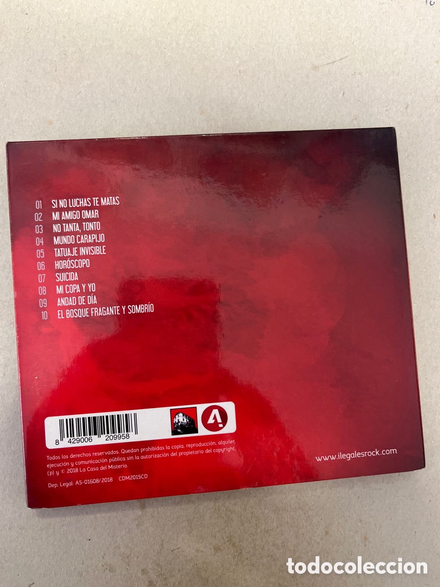 CDs de m&uacute;sica: ILEGALES. REBELION. CD - Foto 2