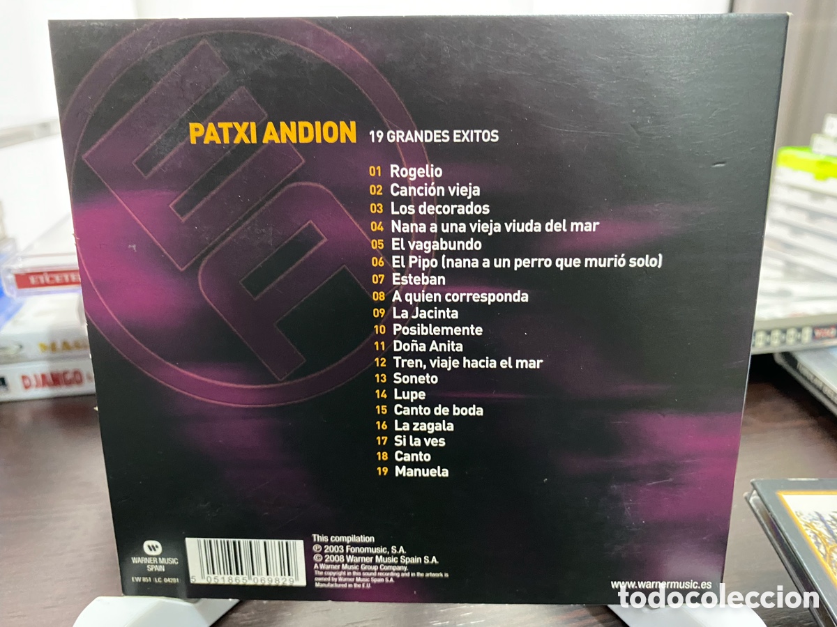 CDs de m&uacute;sica: Patxi Andion - 19 Grandes &Eacute;xitos (CD, Comp) - Foto 2