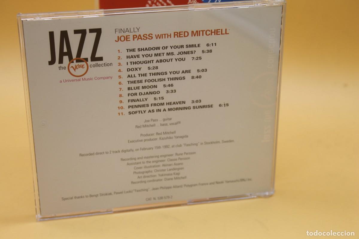 CDs de m&uacute;sica: JOE PASS WITH RED MITCHELL FINALLY CD - Foto 3