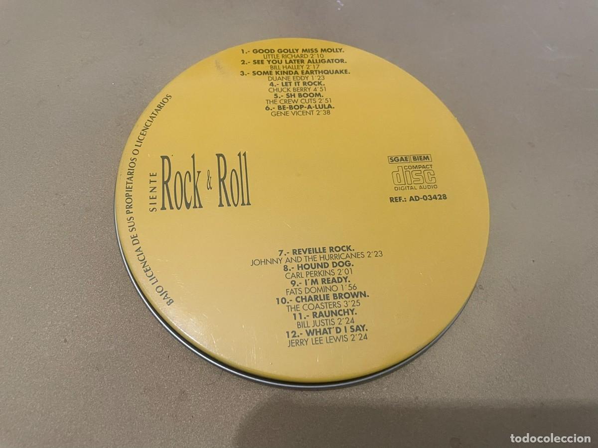 CDs de m&uacute;sica: CD SIENTE ROCK & ROLL ORIGINAL LEGENDS VERSIONS CAJA DE LATA - Foto 3