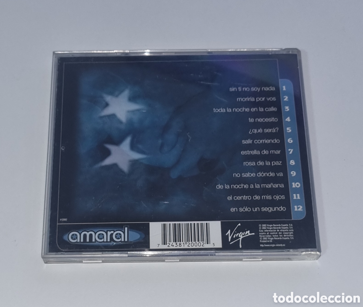 CDs de m&uacute;sica: AMARAL / CD 2002 / ESTRELLA DE MAR - Foto 3
