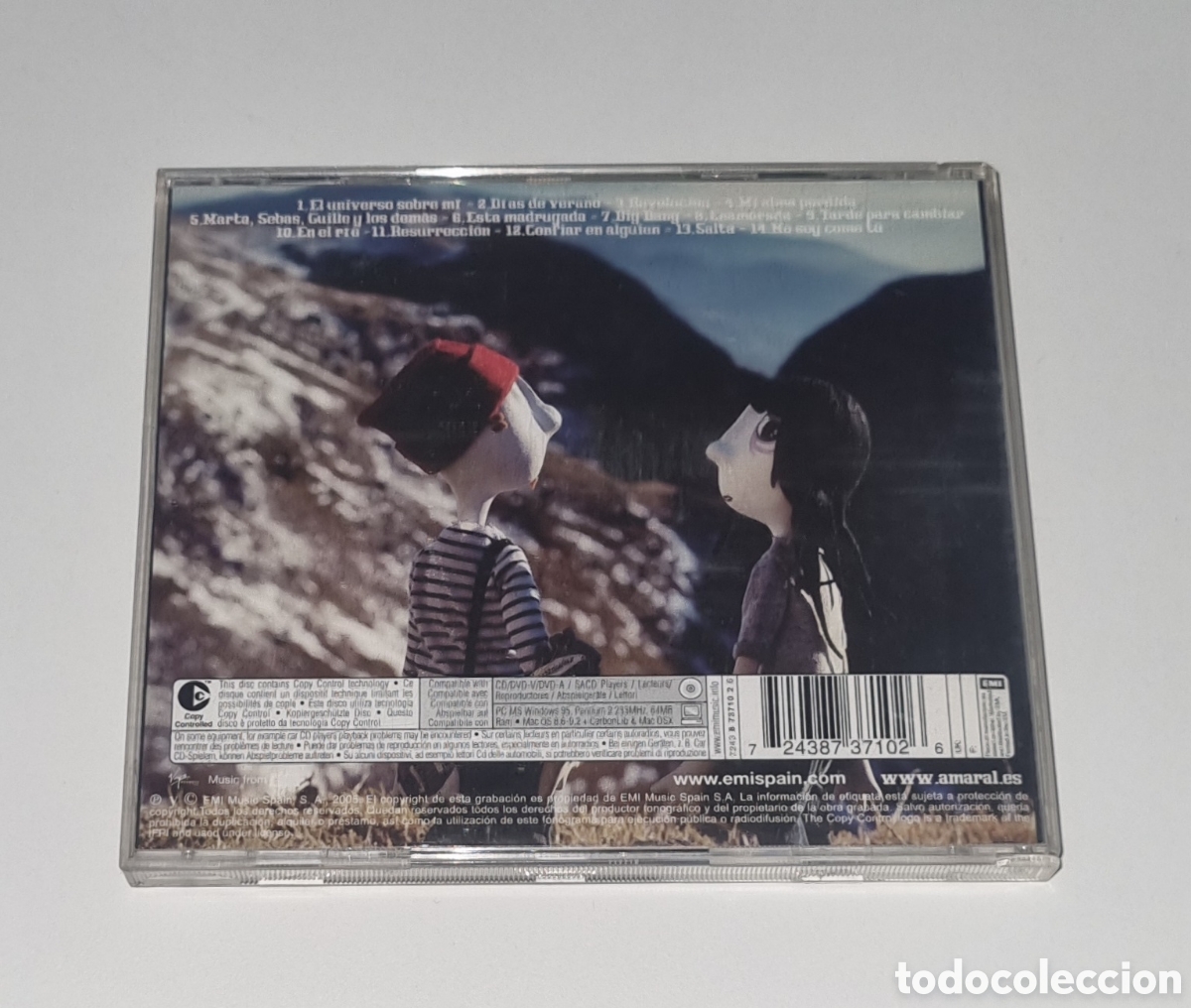 CDs de m&uacute;sica: AMARAL / CD 2005 / P&Aacute;JAROS EN LA CABEZA - Foto 3