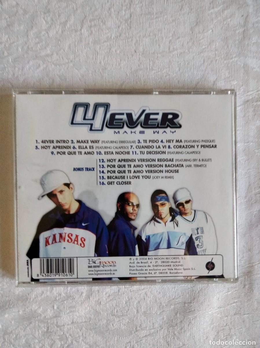 CDs de m&uacute;sica: 4EVER - Make way - Foto 2