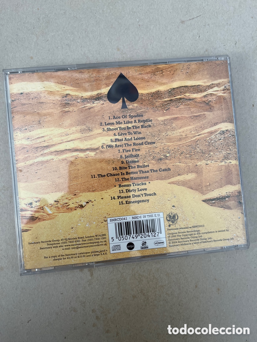 CDs de m&uacute;sica: MOTORHEAD - ACE OF SPACE - CD - Foto 2