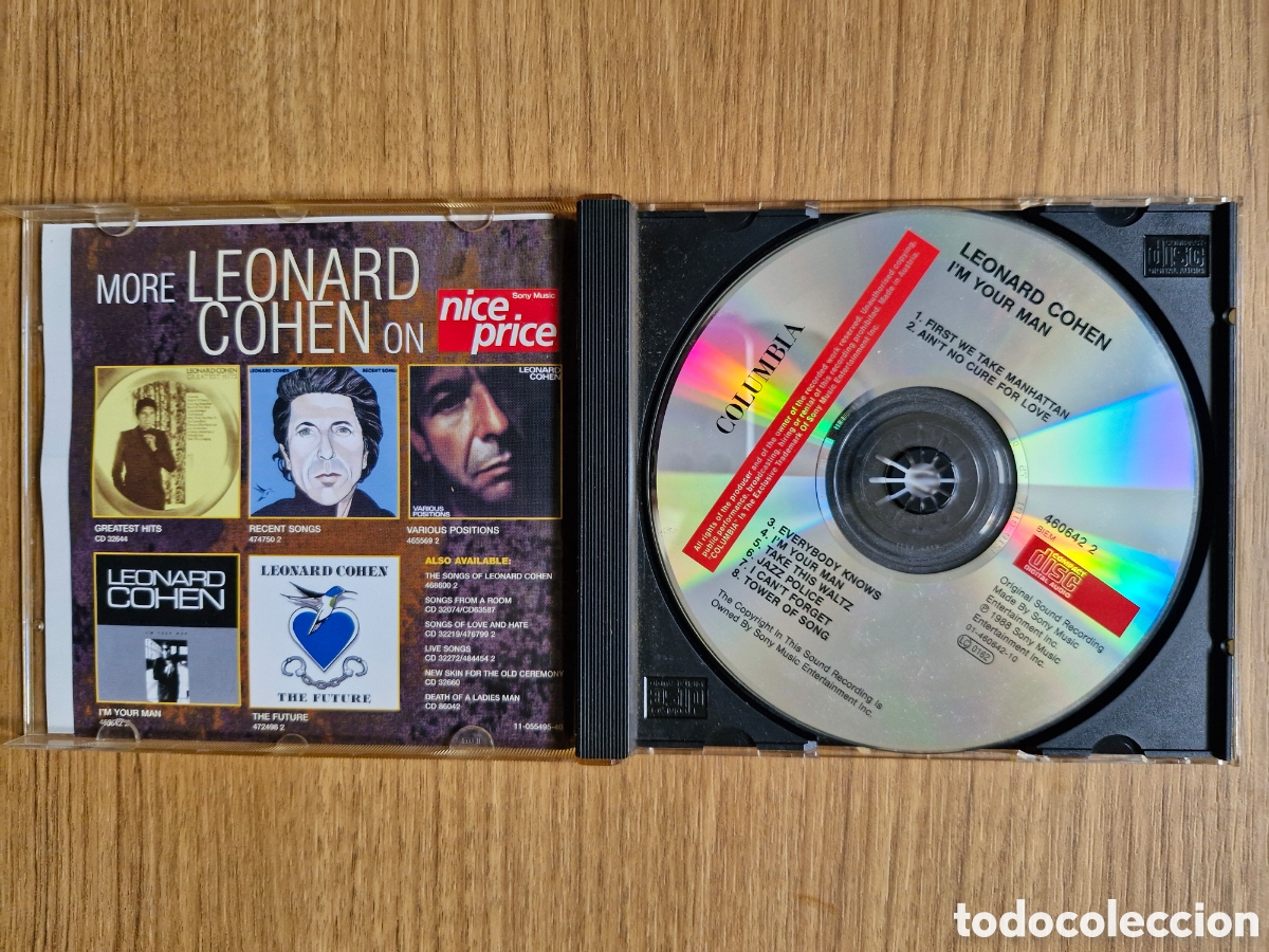 CDs de m&uacute;sica: IM YOUR MAN - Leonard Cohen - Foto 2