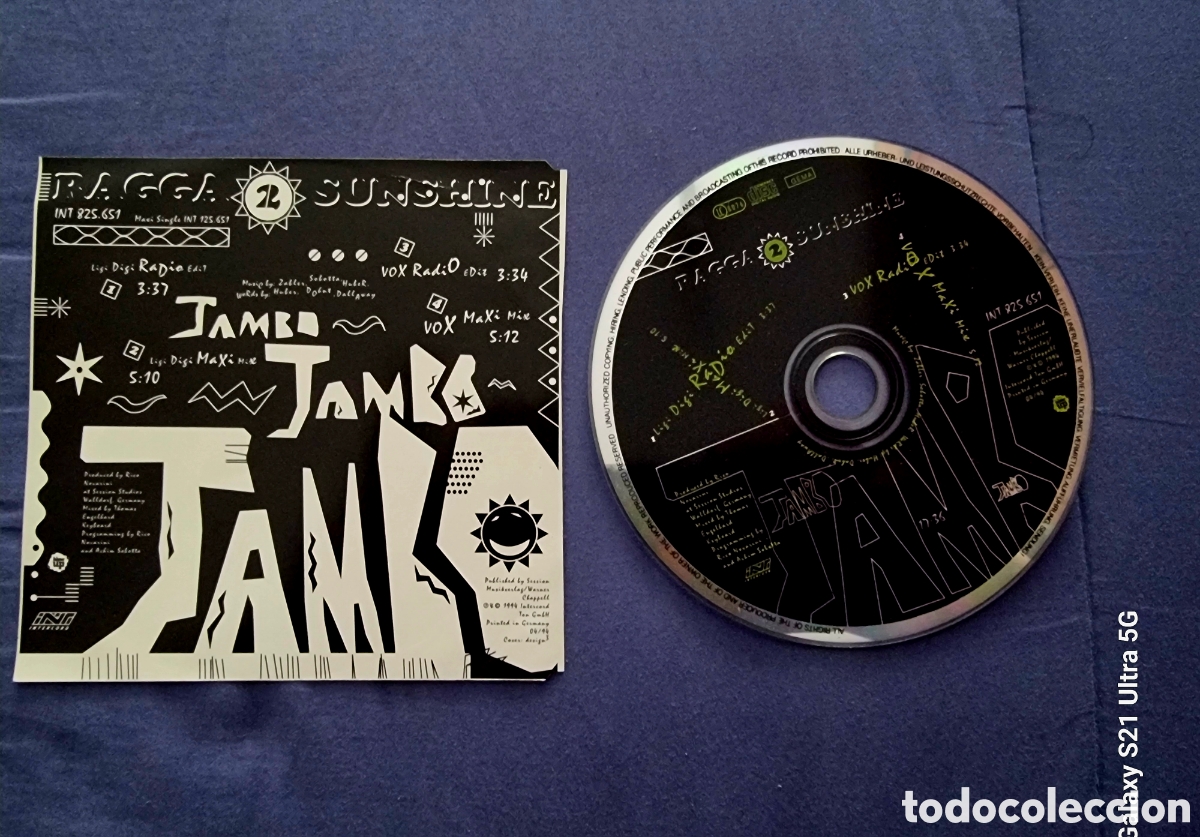 CDs de m&uacute;sica: Ragga 2 sunshine-jambo jambo. CD - Foto 2