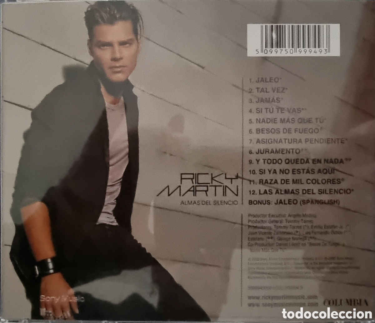 CDs de m&uacute;sica: RICKY MARTIN - ALMAS DEL SILENCIO - CD - 2003 - - Foto 3