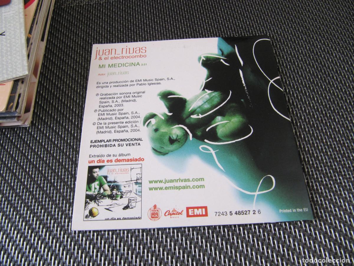 CDs de m&uacute;sica: Juan Rivas & El Electrocombo / Mi Medicina CD Single - Foto 2