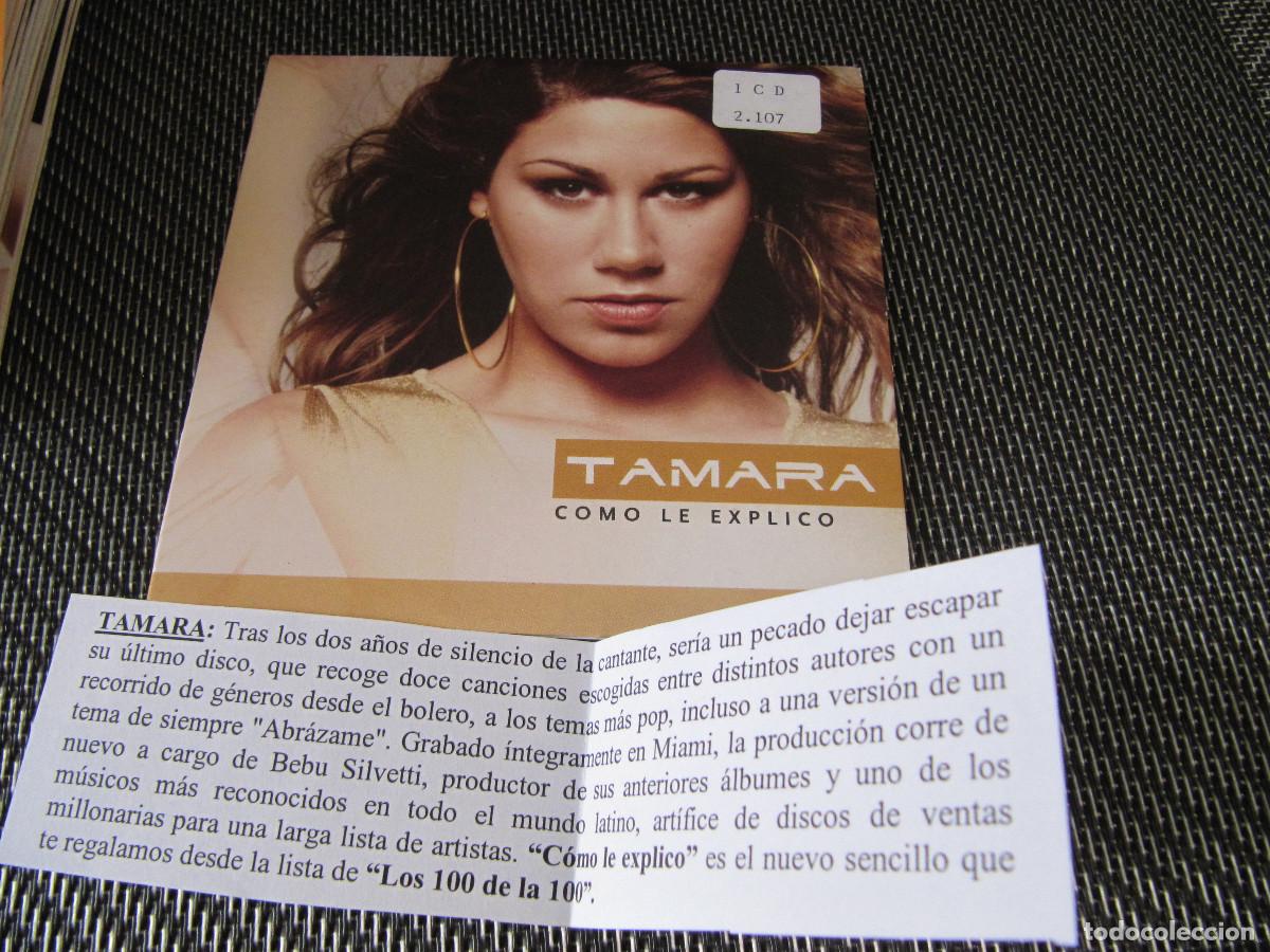 CDs de m&uacute;sica: TAMARA COMO LE EXPLICO CD SINGLE PROMO CADENA 100 - Foto 1