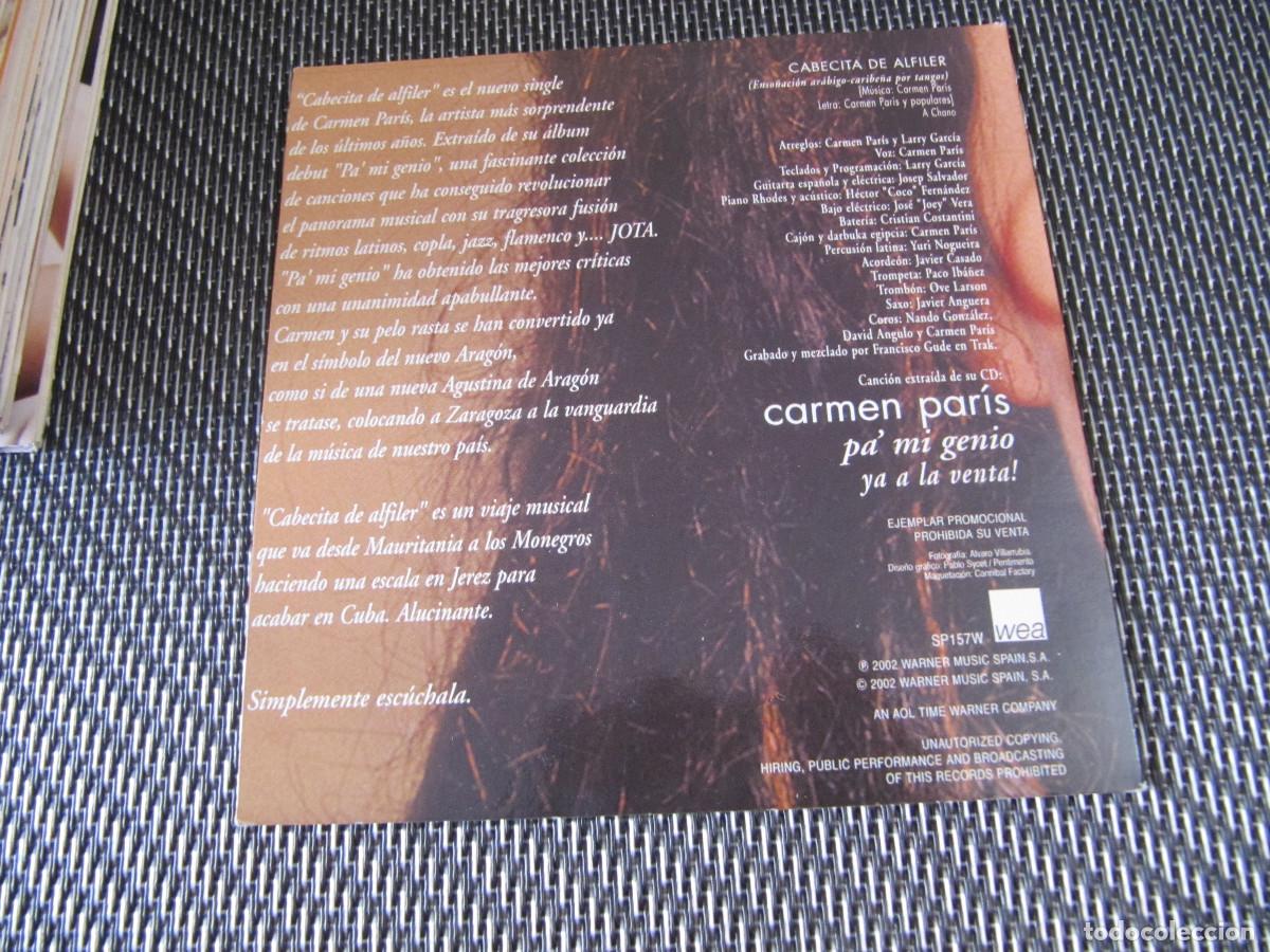 CDs de m&uacute;sica: Carmen Paris - Cabecita de alfiler - Foto 2