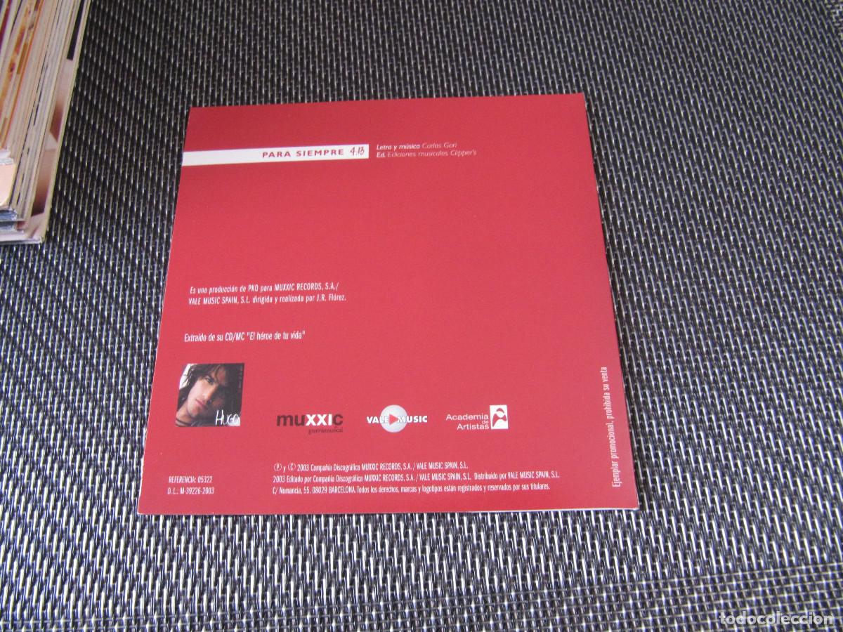 CDs de m&uacute;sica: Hugo - Para Siempre - Cd Single - Foto 2