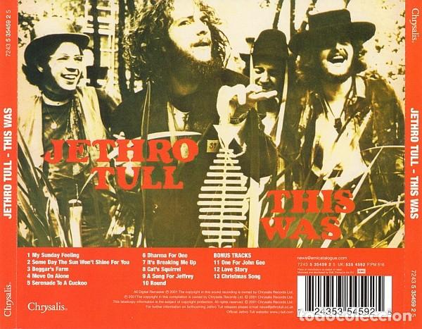 CDs de m&uacute;sica: Jethro Tull - This was (3 temas extra) - Foto 2