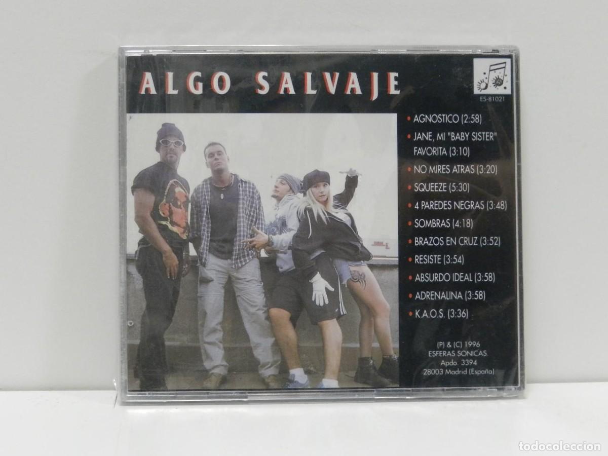 CDs de m&uacute;sica: DISCO CD. Algo Salvaje &ndash; Agn&oacute;stico. COMPACT DISC. - Foto 2
