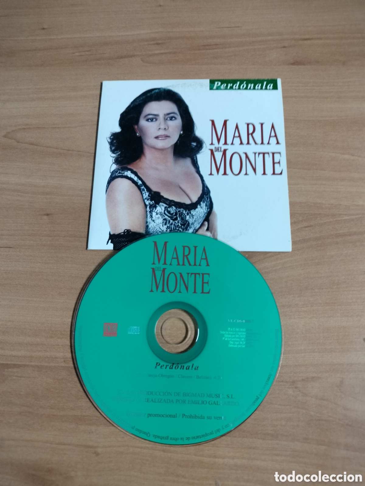CDs de m&uacute;sica: Mar&iacute;a del Monte - Perdonala - CD single 1 canci&oacute;n - Foto 1