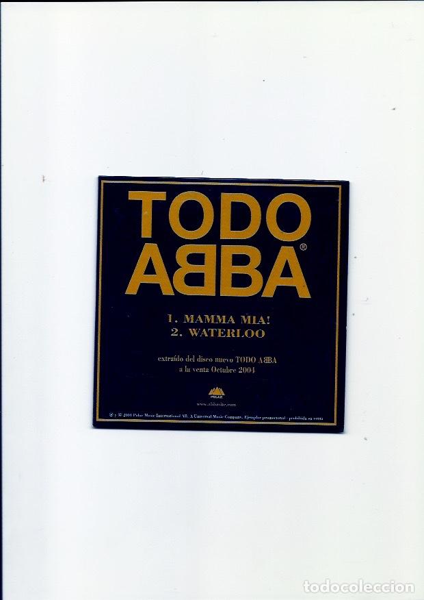 CDs de m&uacute;sica: ABBA. Mamma mia. Waterloo. (cd single 2004) - Foto 1