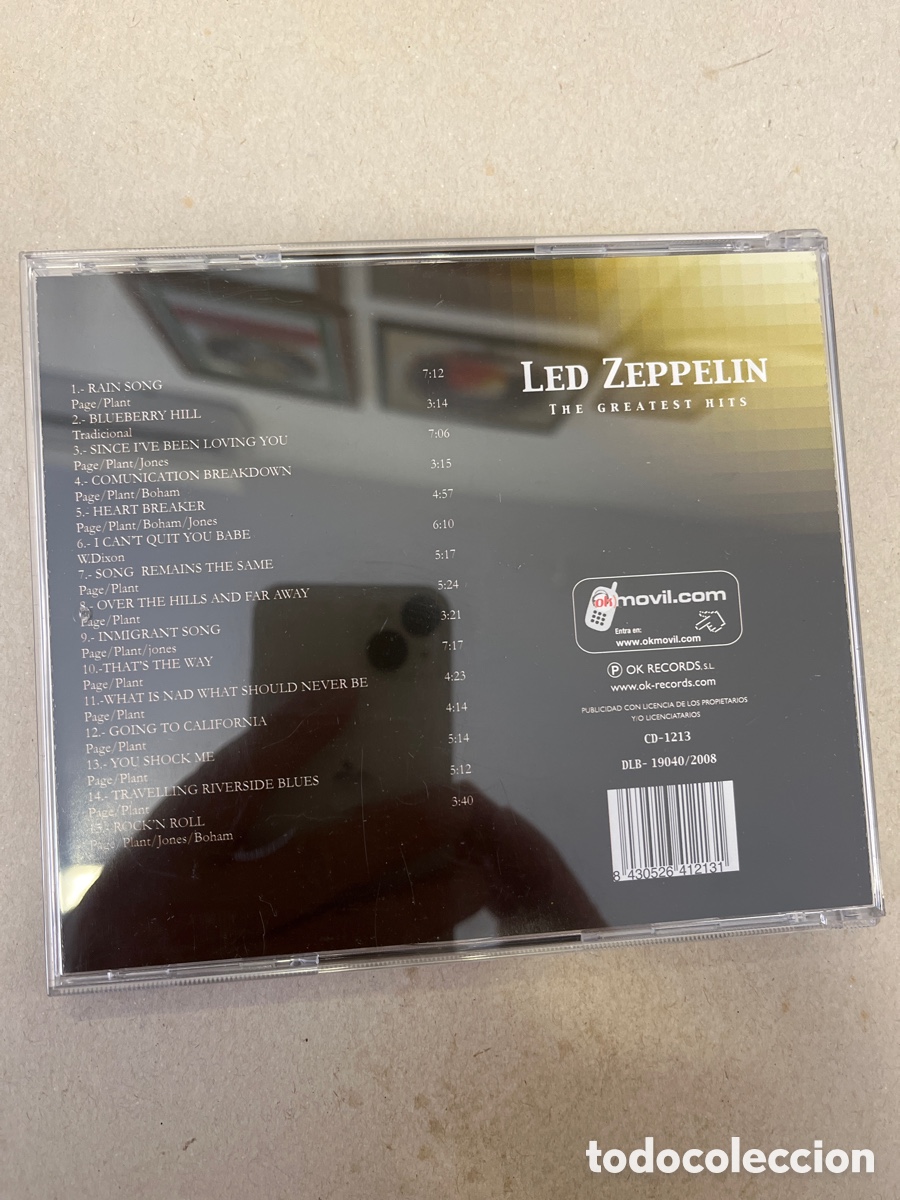 CDs de m&uacute;sica: LED ZEPPELIN. THE GREATEST HITS. CD - Foto 2