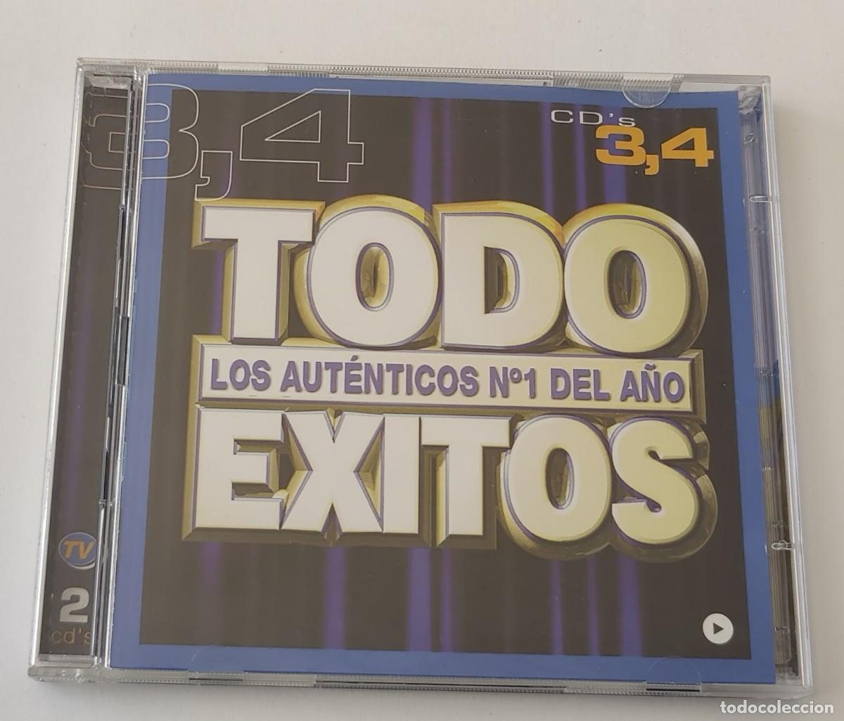 CDs de m&uacute;sica: CD. 2 Cd Todo Exitos. 3-4. Los autenticos Numero 1 del a&ntilde;o. - Foto 1