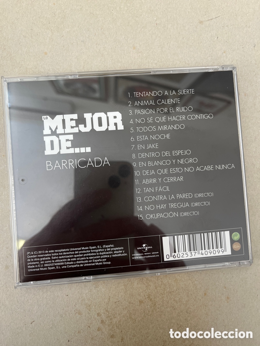 CDs de m&uacute;sica: BARRICADA. LO MEJOR DE... CD 2013 - Foto 2