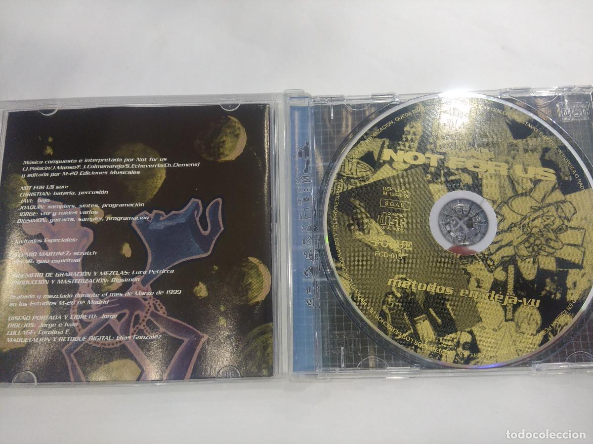 CDs de m&uacute;sica: NOT FOR US/METODOS EN DEJA-VU/CD. - Foto 2