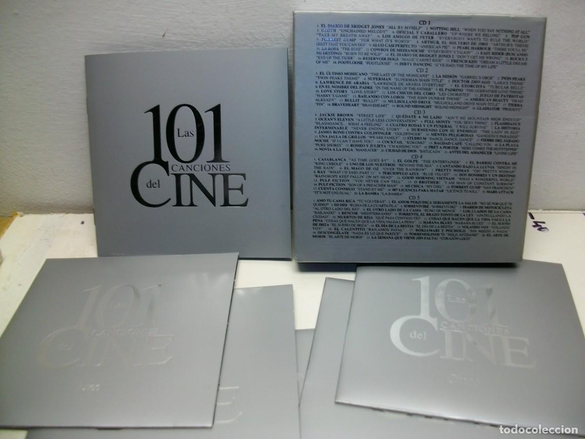 CDs de m&uacute;sica: LAS 101 CANCIONES DEL CINE 5 CD - Foto 1