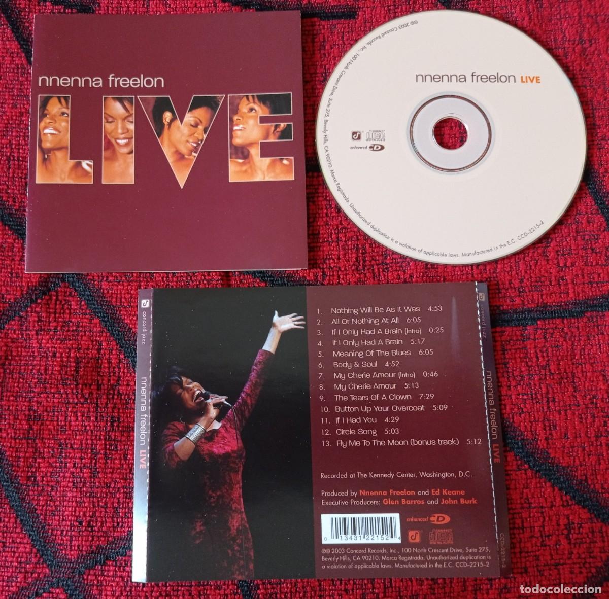 CDs de m&uacute;sica: NNENNA FREELON ** Live ** ORIGINAL 2003 USA - Foto 1