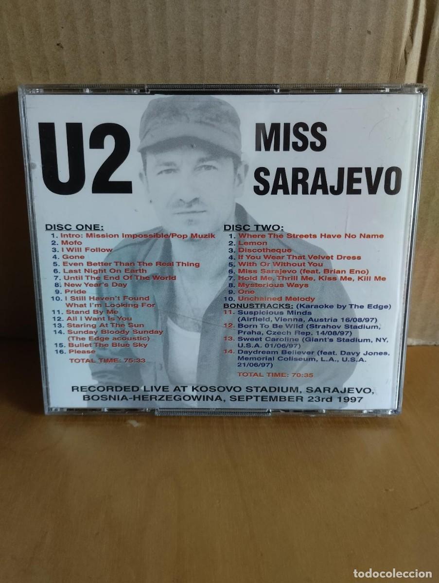 CDs de m&uacute;sica: U2 ---MISS SARAJEVO - 2 CD - Foto 2
