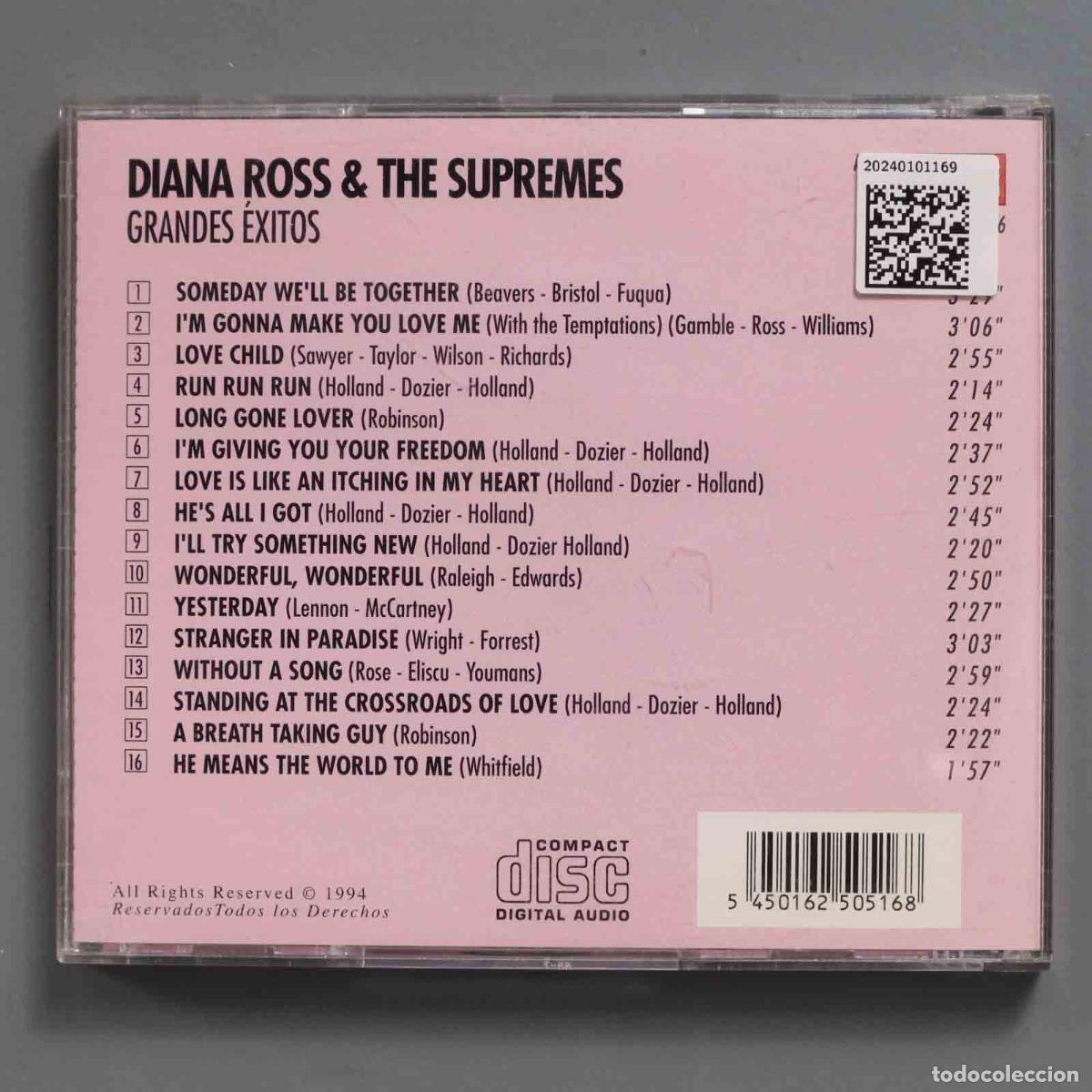 CDs de m&uacute;sica: CD. The Supremes &ndash; Grandes Exitos - Foto 2