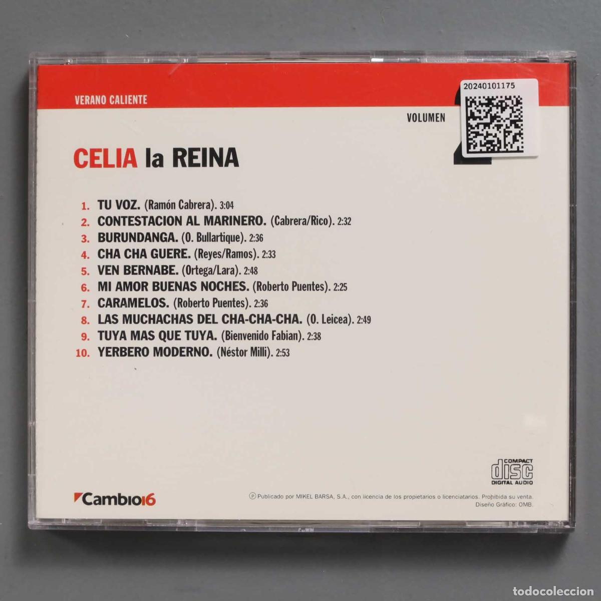 CDs de m&uacute;sica: CD. Celia &ndash; La Reina - Foto 2