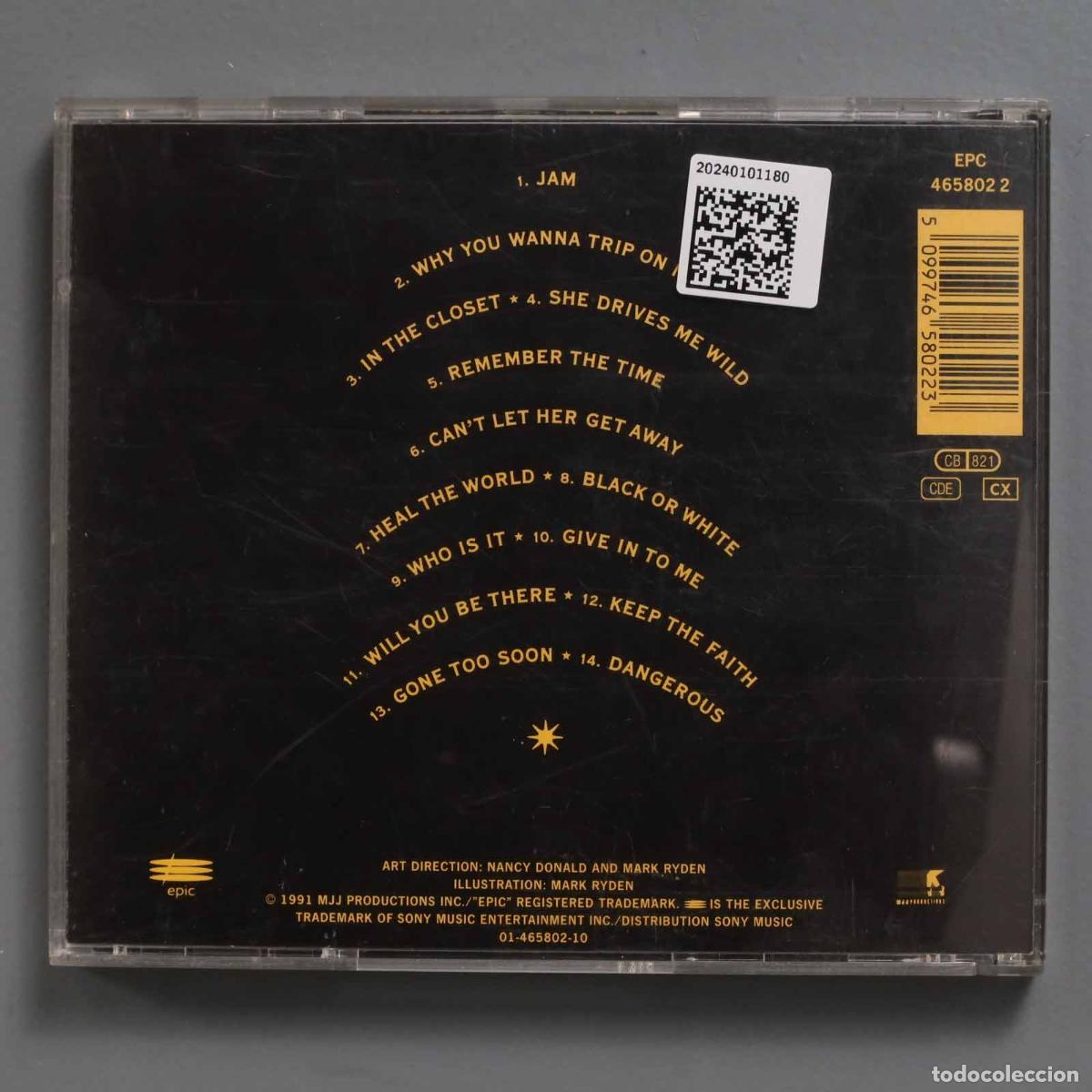 CDs de m&uacute;sica: CD. Michael Jackson &ndash; Dangerous - Foto 2