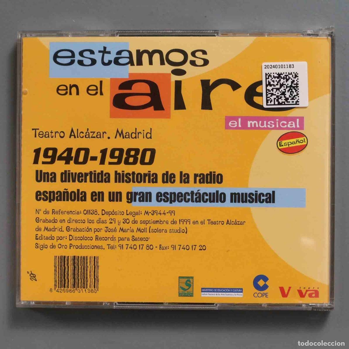 CDs de m&uacute;sica: 2 CD. Various &ndash; Estamos En El Aire - El Musical - Foto 2