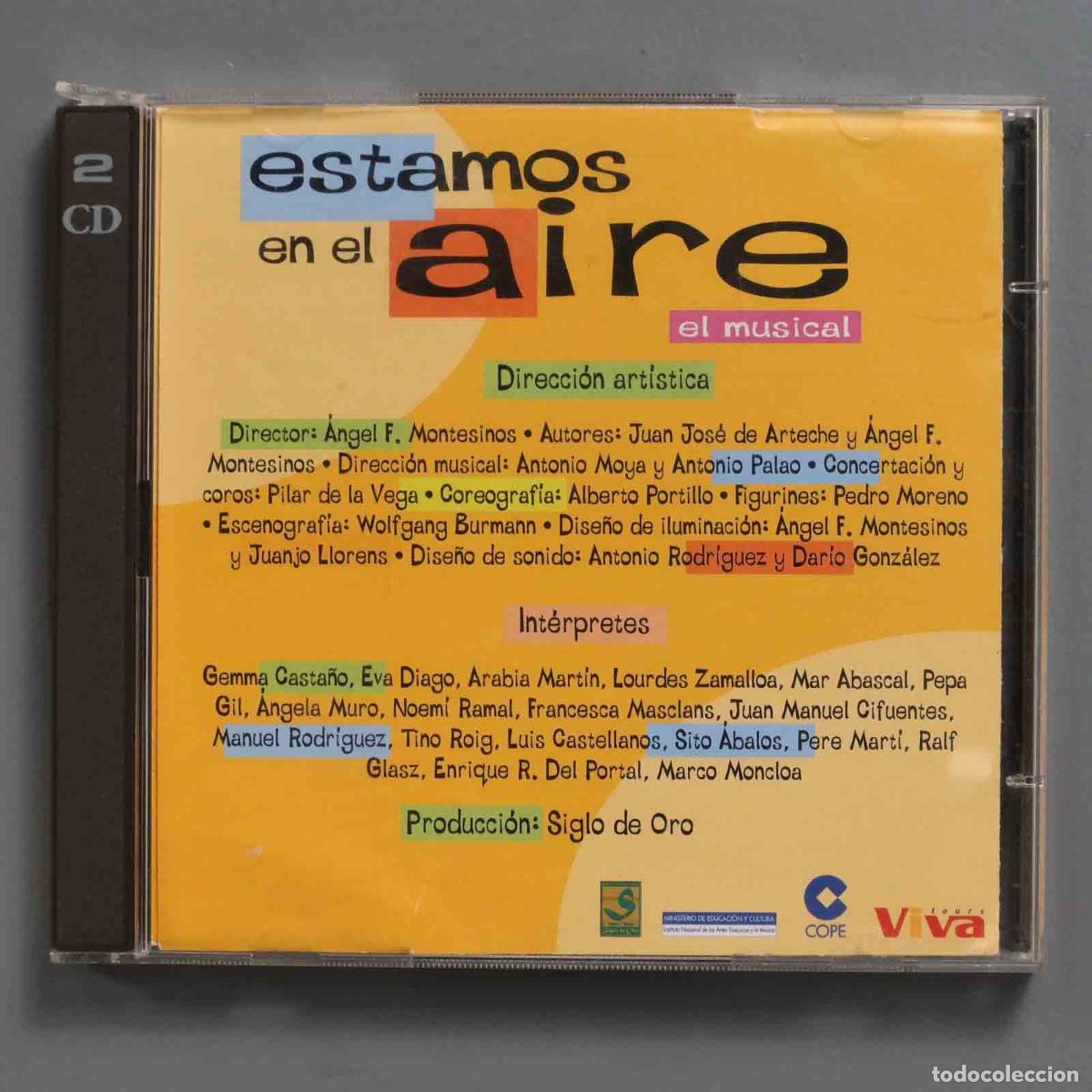 CDs de m&uacute;sica: 2 CD. Various &ndash; Estamos En El Aire - El Musical - Foto 1
