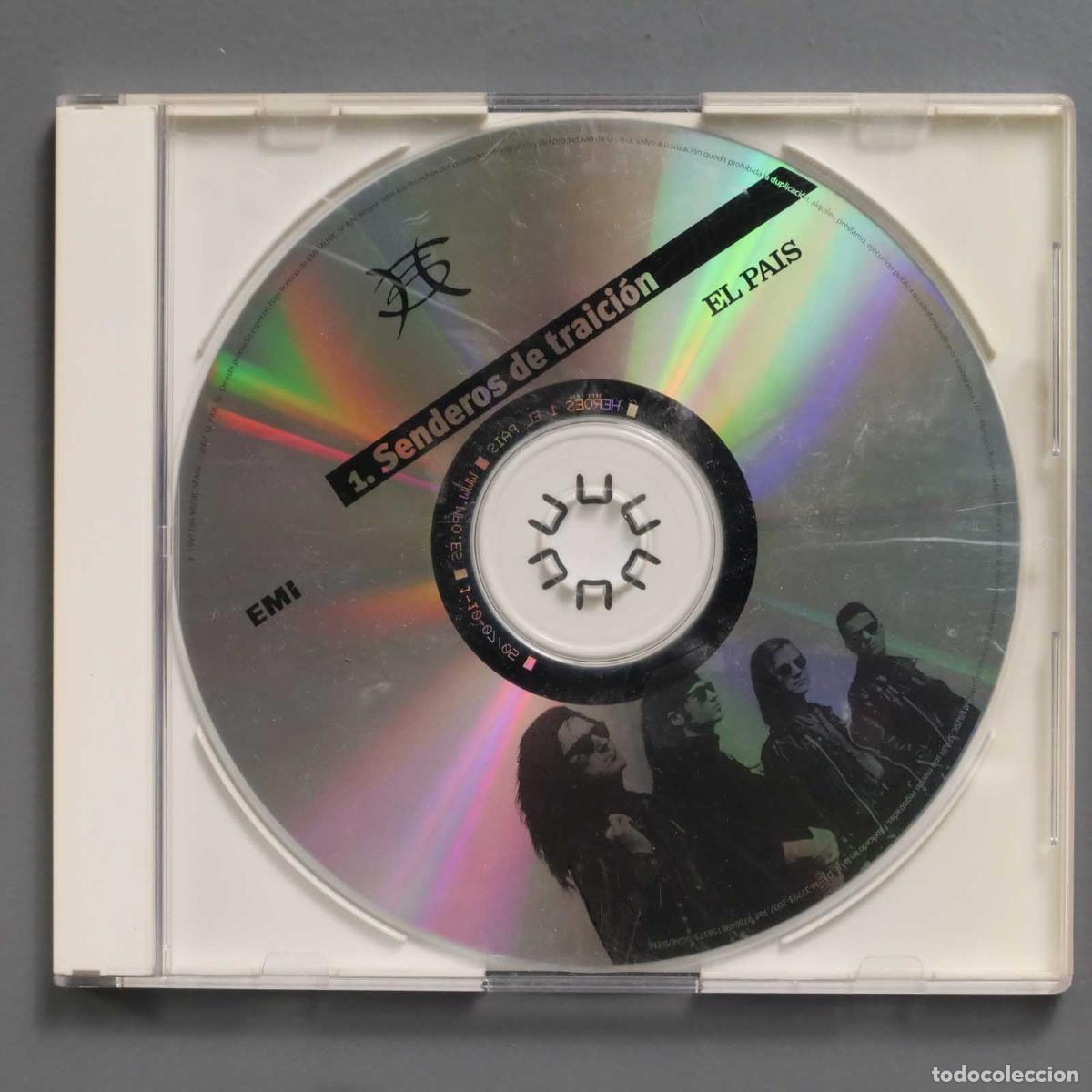 CDs de m&uacute;sica: CD. SENDEROS DE TRAICION. HEROES DEL SILENCIO. 1 - Foto 1