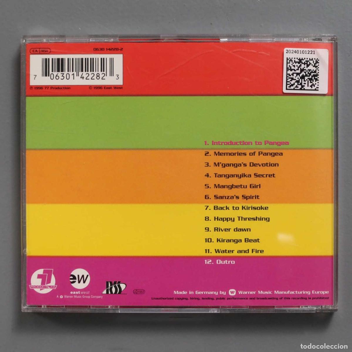 CDs de m&uacute;sica: CD. Pangea &ndash; Pangea - Foto 2