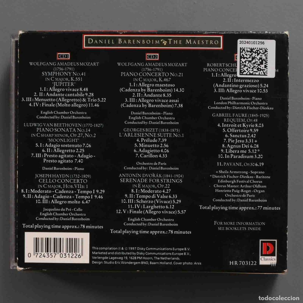 CDs de m&uacute;sica: 3 CD. Daniel Barenboim: The Maestro - Foto 2